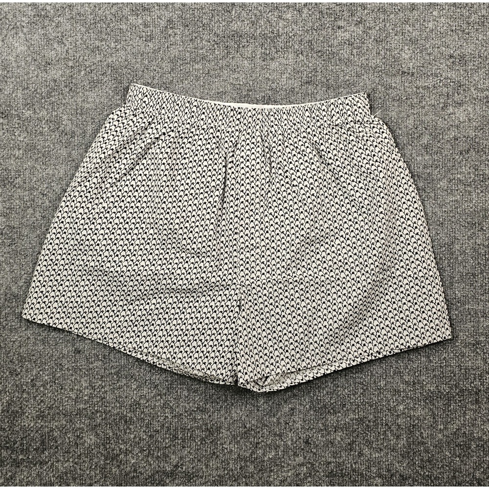 Sunspel 100% Cotton Boxer Shorts Size Medium White NWOT Penguin All Over Print